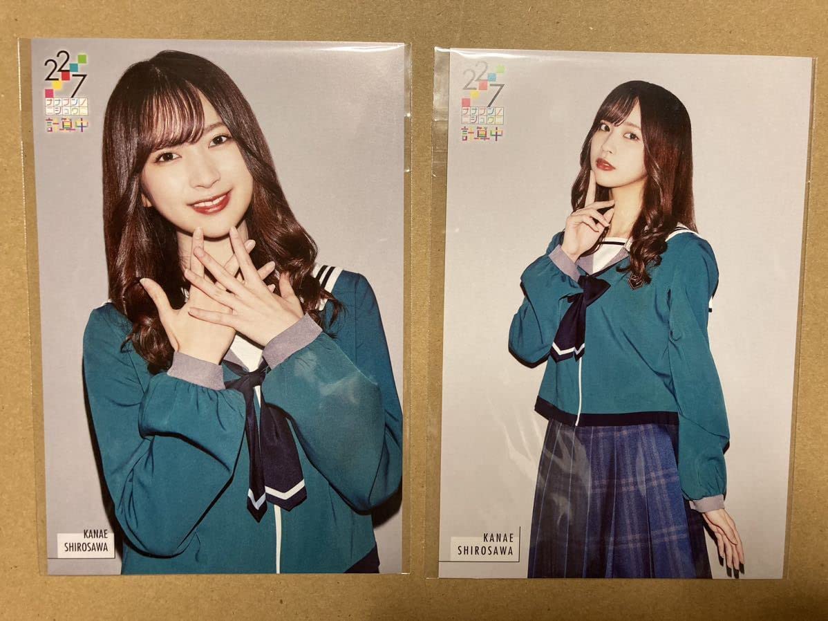 Amazon.co.jp: 22/7 ナナニジ 白沢かなえ 計算中BD 特典ポストカード